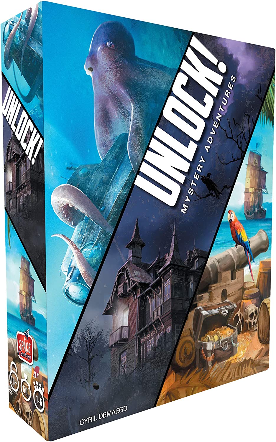 UNLOCK! Mystery Adventures Card Game - WiredVillage Games - Space Cowboys